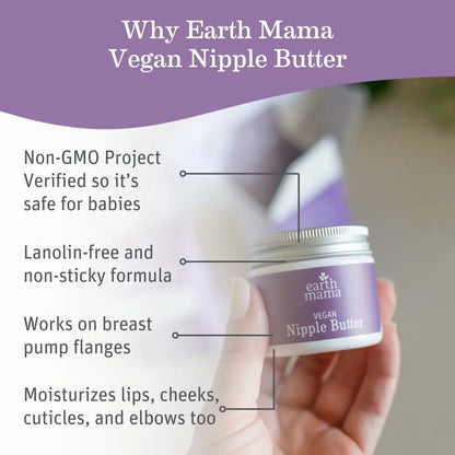 Earth Mama Vegan Nipple Butter - 2oz