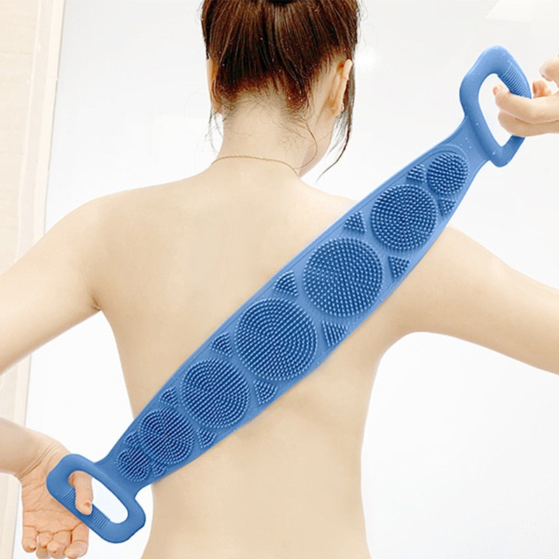 Silicone Double Sided Body Scrubber Belt
