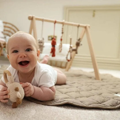 French Linen Baby Playmat