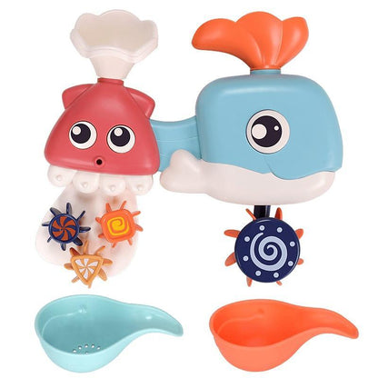 Bubble Machine + Various Bath Toys