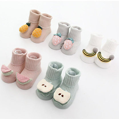 Fruit Print Infant Socks