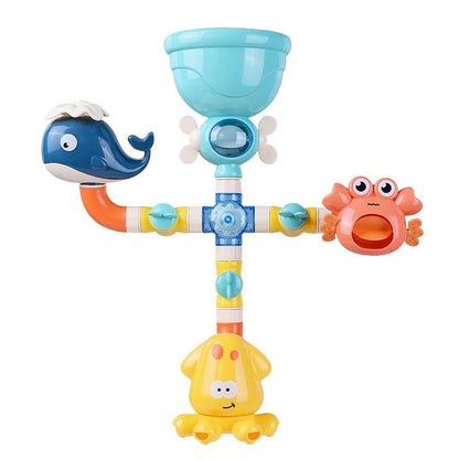 Bubble Machine + Various Bath Toys