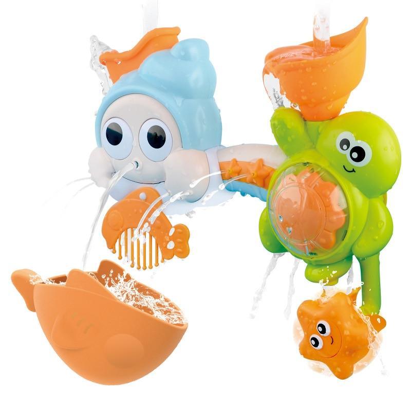 Bubble Machine + Various Bath Toys