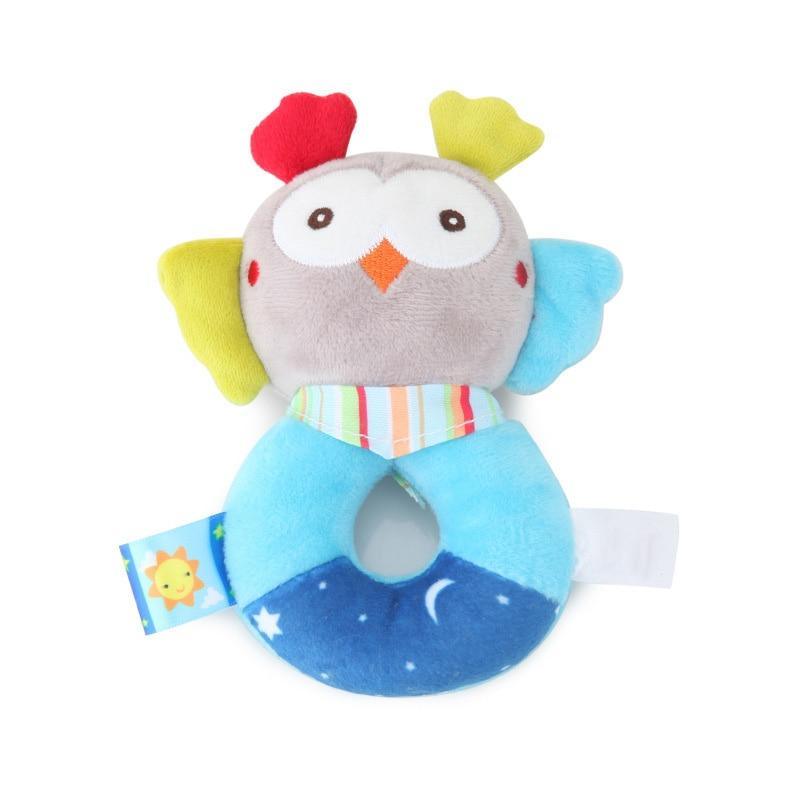 Cartoon Plush Rattle Toy