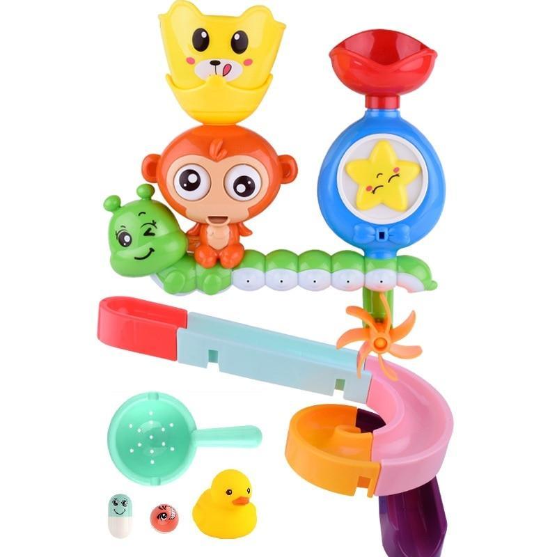 Bubble Machine + Various Bath Toys