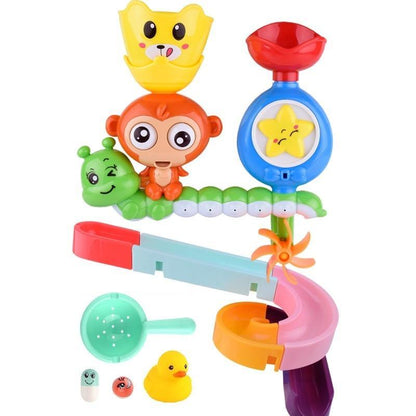 Bubble Machine + Various Bath Toys