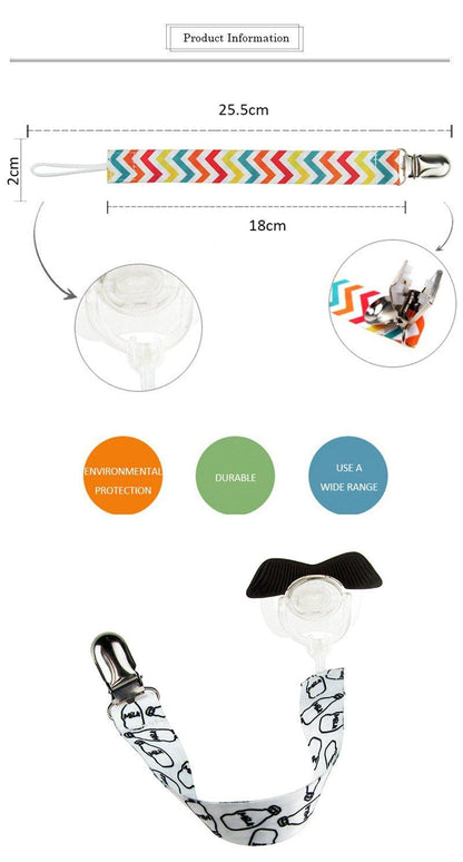 4pcs Pacifier Clips