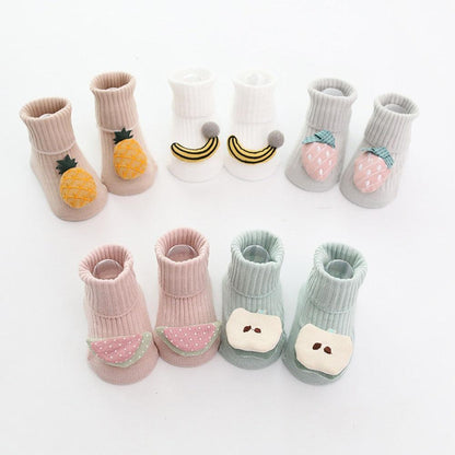 Fruit Print Infant Socks