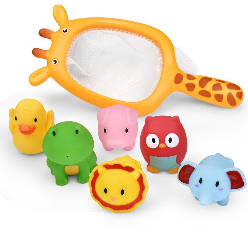 Bubble Machine + Various Bath Toys