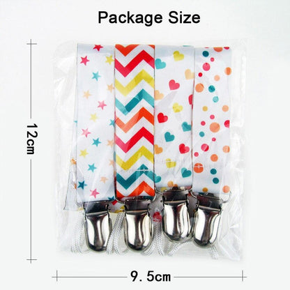 4pcs Pacifier Clips