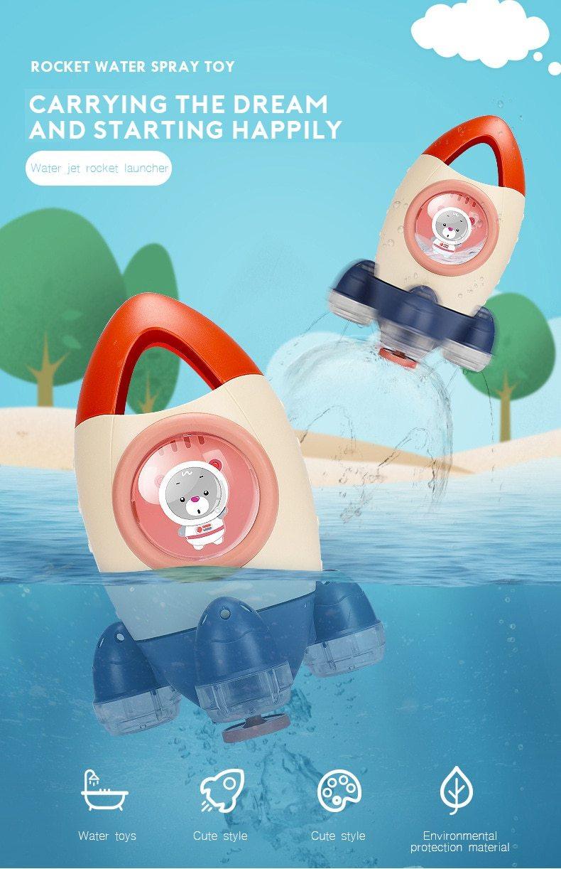 Spray Rocket Bath Toy