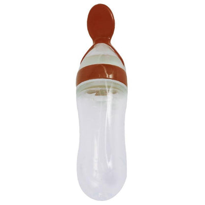 Silicone Bottle w/ Spoon