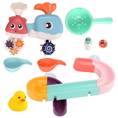 Bubble Machine + Various Bath Toys