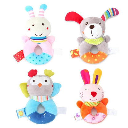 Cartoon Plush Rattle Toy