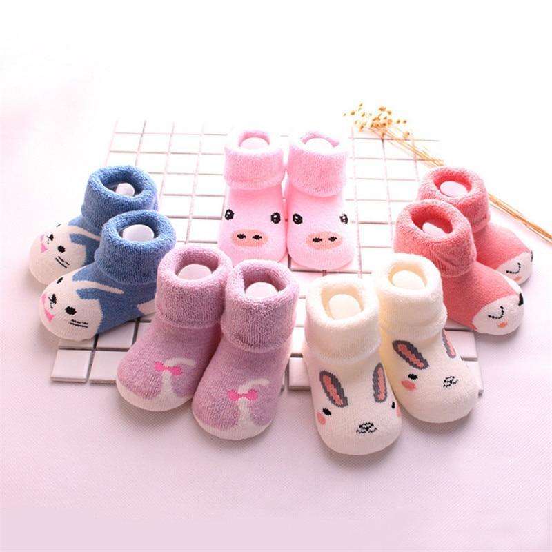 5 Pairs Warm Baby Socks