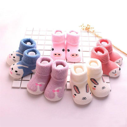 5 Pairs Warm Baby Socks