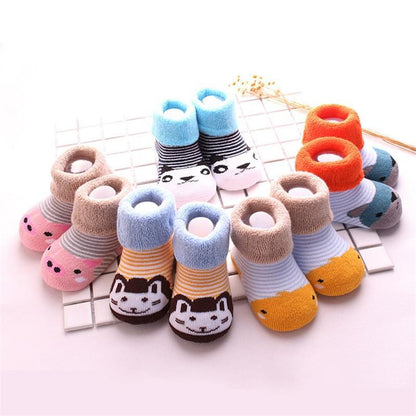 5 Pairs Warm Baby Socks