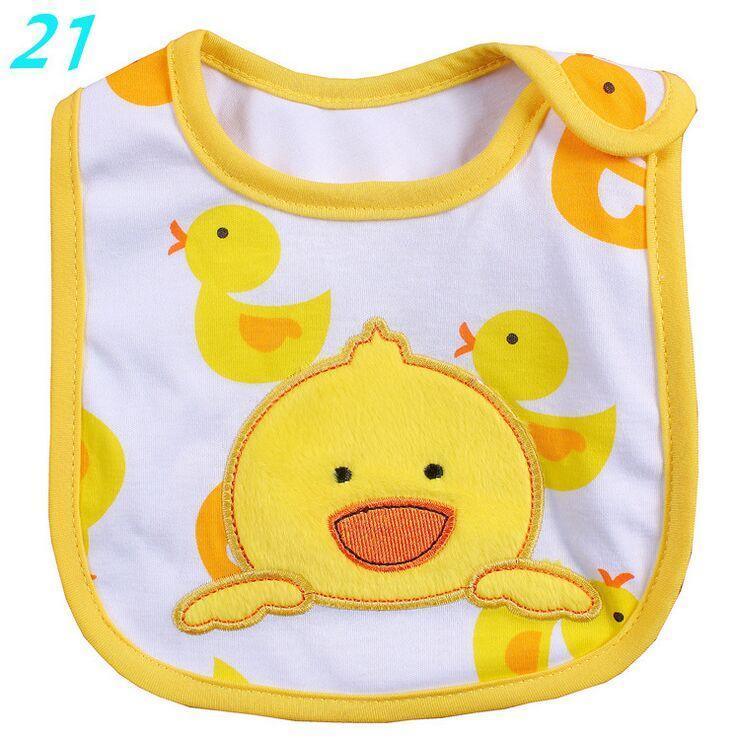 Cartoon Cotton Bib