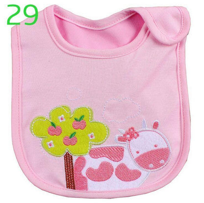 Cartoon Cotton Bib
