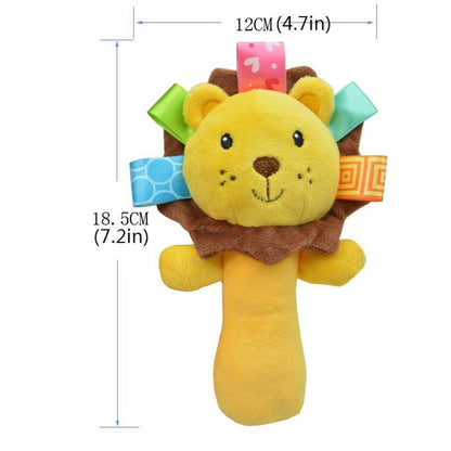 Cartoon Plush Rattle Toy
