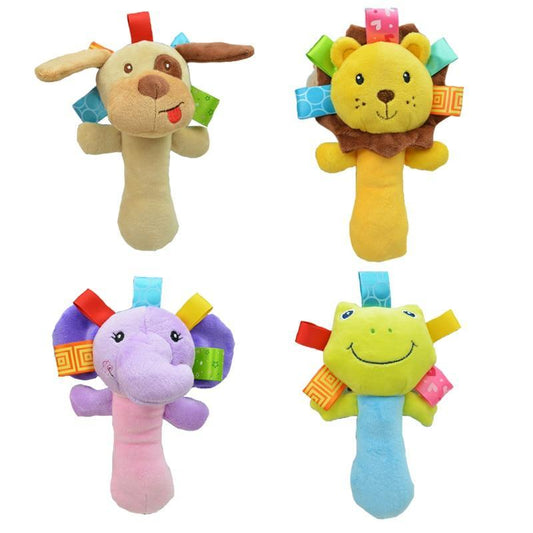 Cartoon Plush Rattle Toy