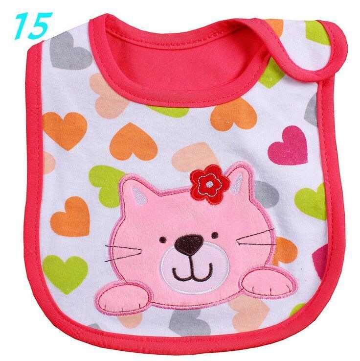 Cartoon Cotton Bib
