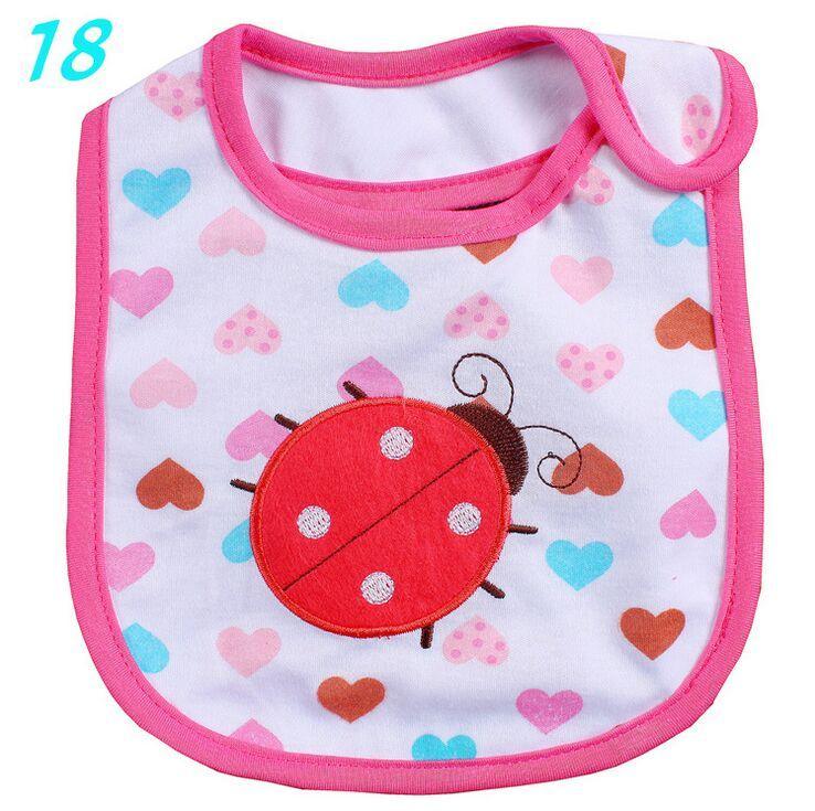 Cartoon Cotton Bib