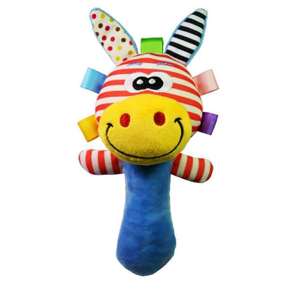 Cartoon Plush Rattle Toy