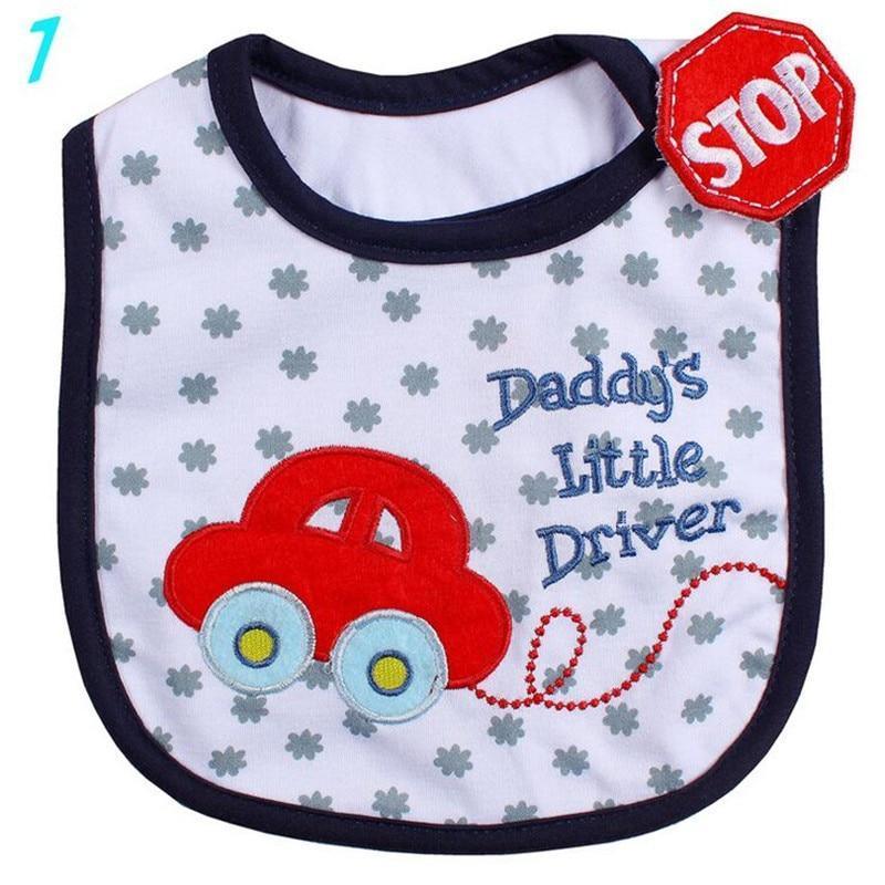 Cartoon Cotton Bib