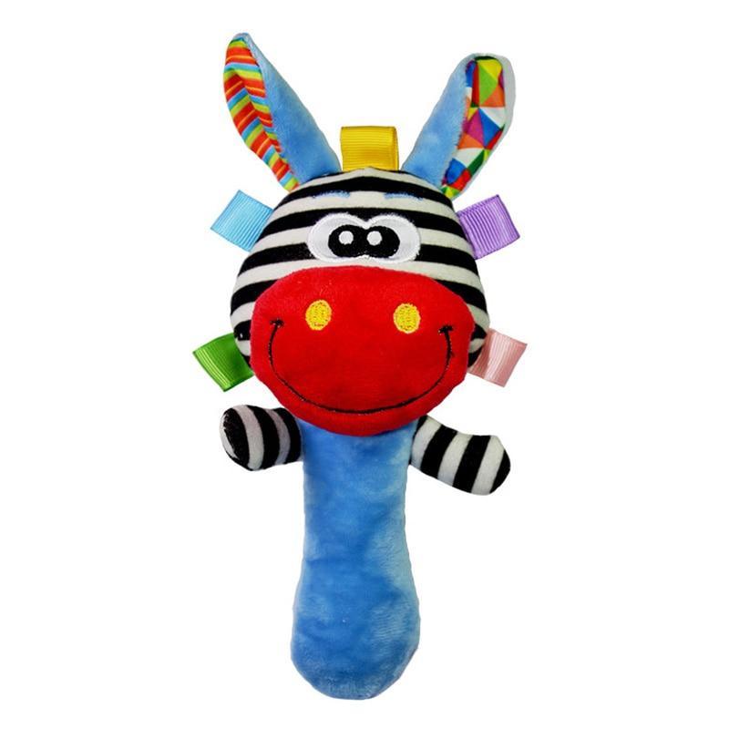 Cartoon Plush Rattle Toy