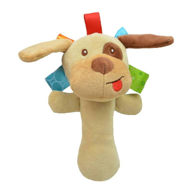Cartoon Plush Rattle Toy