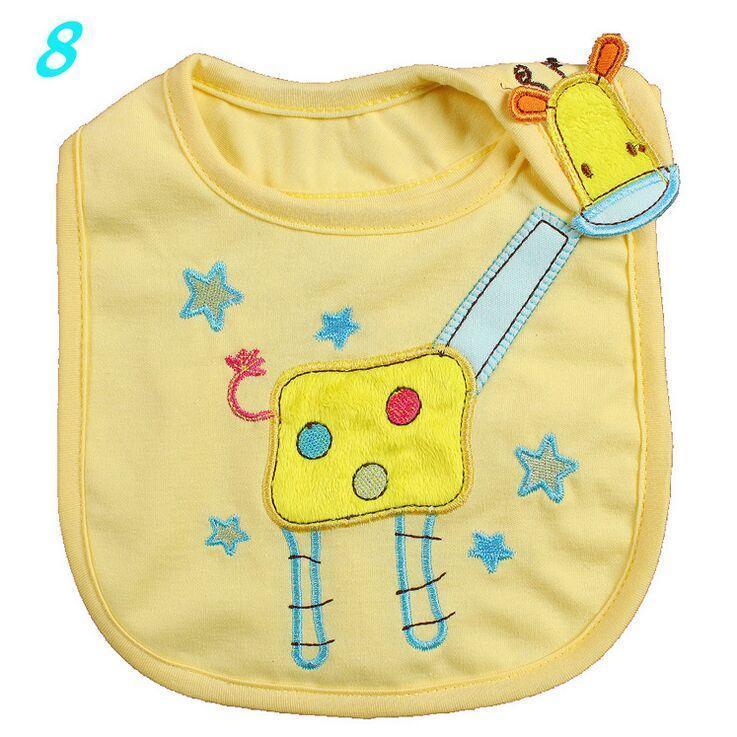 Cartoon Cotton Bib