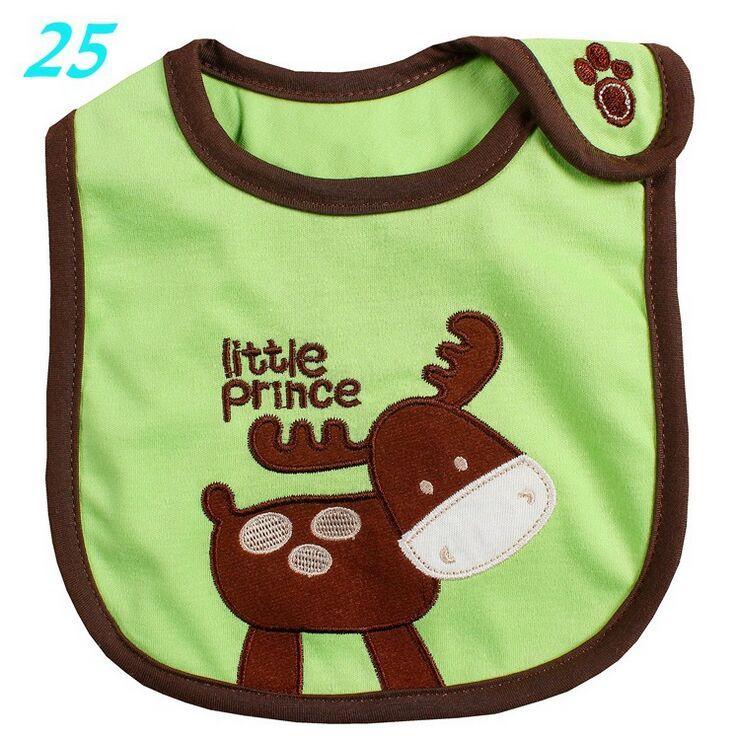 Cartoon Cotton Bib