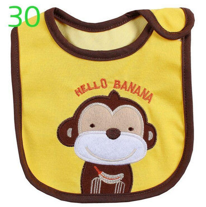 Cartoon Cotton Bib