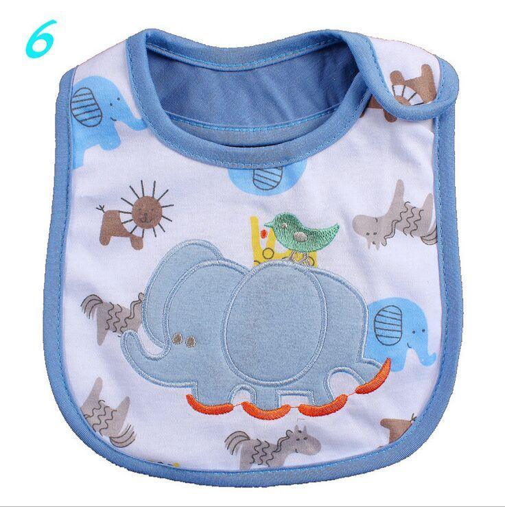 Cartoon Cotton Bib