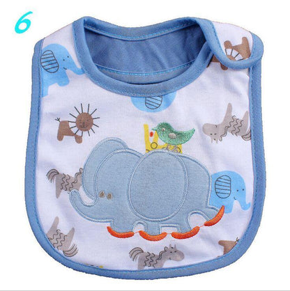 Cartoon Cotton Bib