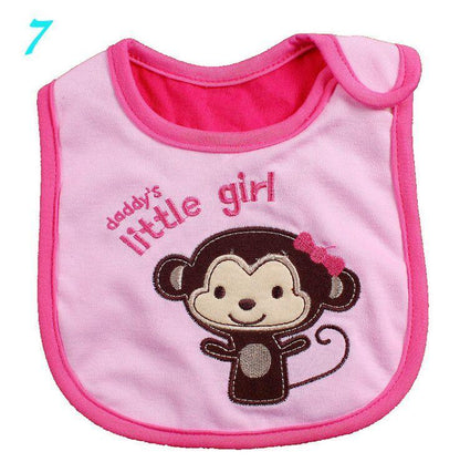 Cartoon Cotton Bib