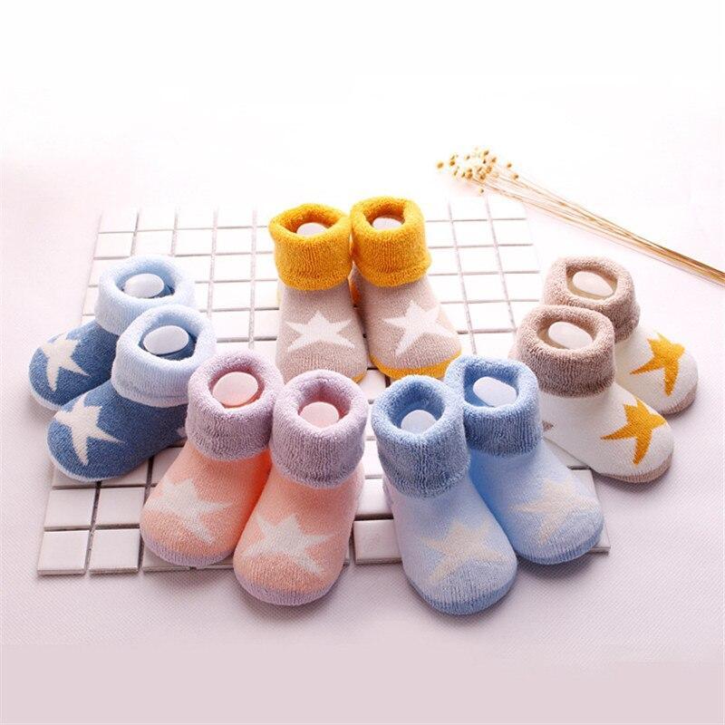 5 Pairs Warm Baby Socks