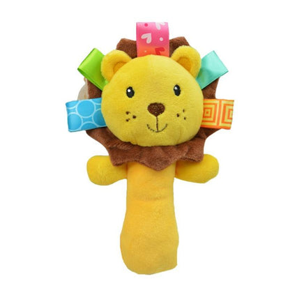 Cartoon Plush Rattle Toy