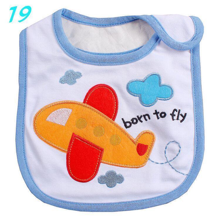 Cartoon Cotton Bib
