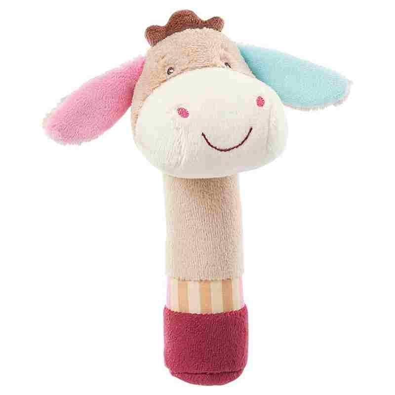Cartoon Plush Rattle Toy