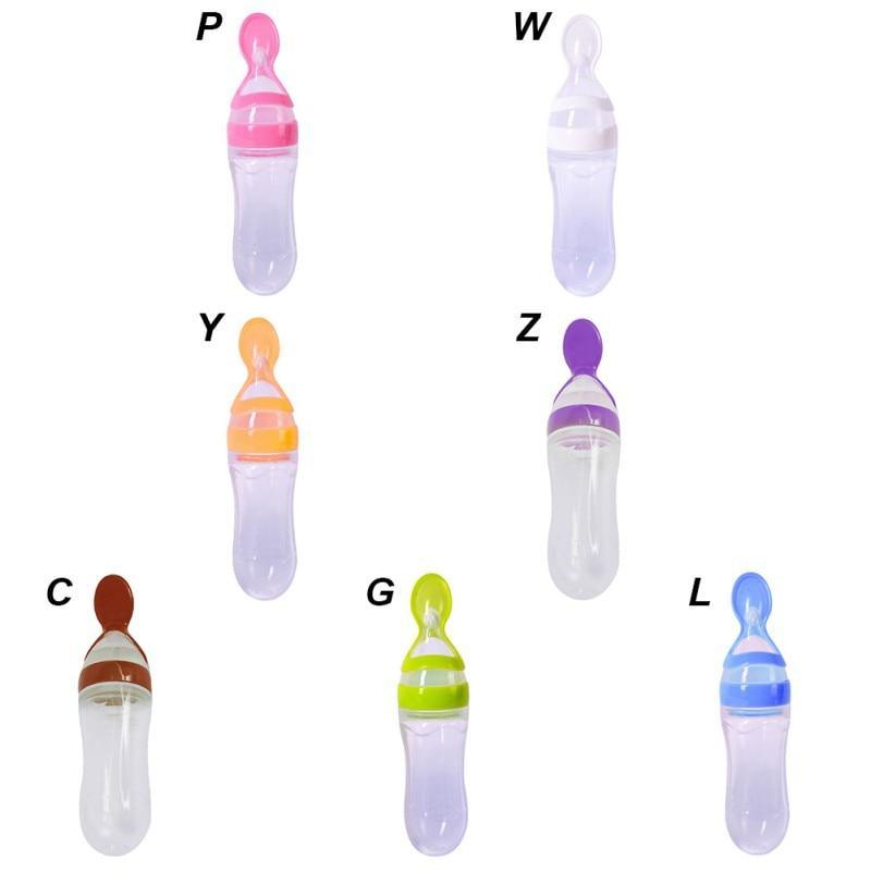 Silicone Bottle w/ Spoon
