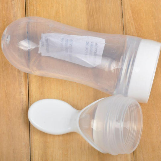Silicone Bottle w/ Spoon