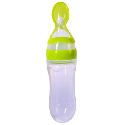 Silicone Bottle w/ Spoon