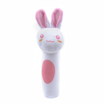 Cartoon Plush Rattle Toy