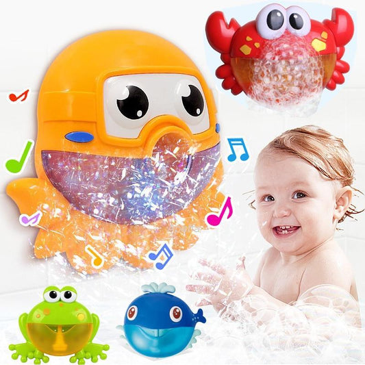 Bubble Machine + Various Bath Toys