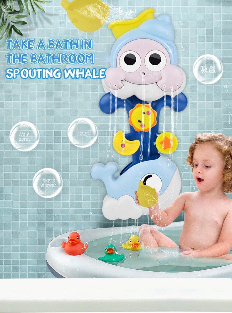 Snail Whale Bath Toy