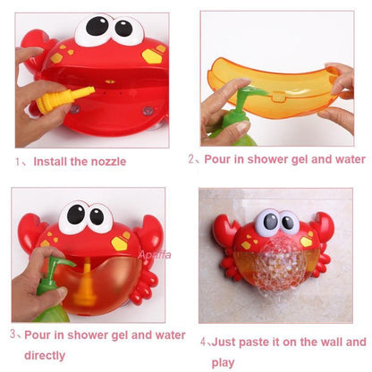 Bubble Machine + Various Bath Toys