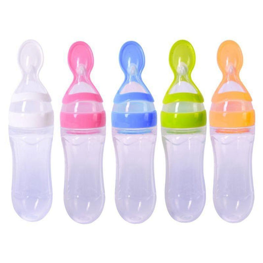 Silicone Bottle w/ Spoon