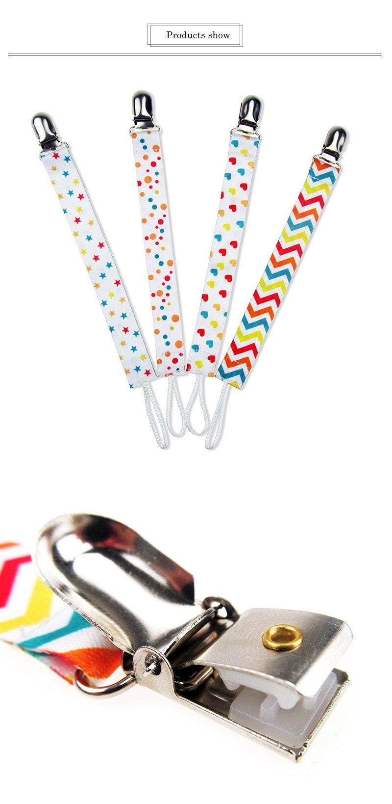 4pcs Pacifier Clips